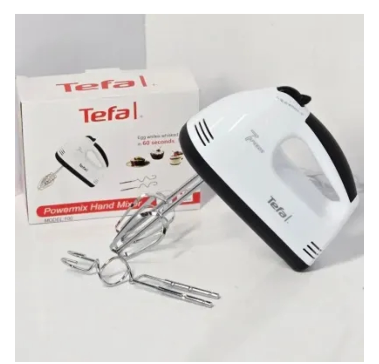 همزن برقی تفال پرو Tefal PRO TF-2026 | 600 وات 7 سرعته با سری خمیرزن و موتور قدرتمند